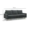 BLANK - Sofa 3-Sitzer  mit Schlaffunktion, Wendekissen, Produktbild-Vorschau 9