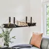 Katzenkletterwand mit Hängebrücke und Regal - 96x20x25,5 cm Produktbild-Vorschau 2