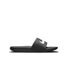 A single black Nike Kawa slide sandal for children is shown on a white background. Produktbild-Vorschau