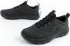 Two black Skechers sneakers are displayed against a white background. One shoe is in the foreground, angled towards the viewer, while the other is in the background, slightly to the left and further away. Voir les images du produit
