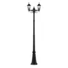 MasterLED Lampa LED na słupie 2-płomieniowa E27 Czarna Podgląd zdjęcia produktu 3