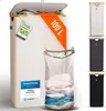 HENNEZ 100L Cesto portabiancheria con coperchio Beige - Anteprima dell’immagine prodotto 1