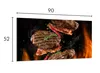 Glasschutzplatte für den Herd 90x52 Grill Produktbild-Vorschau 2