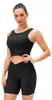 2-teiliges Trainings-Set für Damen, geripptes Crop-Tank und Produktbild-Vorschau 5