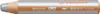 A close-up of a single STABILO woody 3 in 1 colored pencil. Voir les images du produit