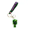 Kinder-Schlüsselanhänger Minecraft Creeper mit Schlaufe und Produktbild-Vorschau 1