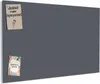 A dark gray magnetic board with two notes attached. Produktbild-Vorschau