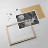 Gerahmtes Poster - Rahmen in heller Eiche - Abstraktion Produktbild-Vorschau 4