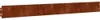 A single, long, narrow piece of corten steel with pre-drilled holes at each end, lying on a white background. Podgląd zdjęcia produktu