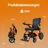 Elektrorollstuhl faltbar mit Joystick, Faltrollstuhl für Produktbild-Vorschau 8
