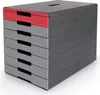 DURABLE Pojemnik z szufladami IDEALBOX PRO 7, Czerwony, Podgląd zdjęcia produktu 1
