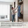 Armoire Perfetto Più, étagère à vêtements, métal chromé, Voir les images du produit 5