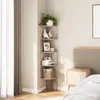 Regał narożny Relaxdays, wys. x szer. x gł.: 125 x 20 x 20 Podgląd zdjęcia produktu 2