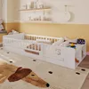 Kinderbett mit Lattenrost und Zaun (90x200 cm) Produktbild-Vorschau 2