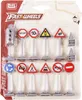 Set Verkehrszeichen 10 Stück aus Kunststoff Produktbild-Vorschau 2
