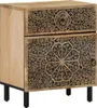 vidaXL Table de nuit 50x33x60 cm en bois massif de manguier Voir les images du produit 2