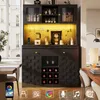 Hoge kast, zwart, met acrylfront, LED-lichtstrip, Productafbeelding-voorbeeld 3