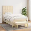 The Living Store Boxspringbett mit Matratze Creme 80x200 cm Produktbild-Vorschau 2