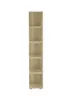 Eckregal - Eiche Sonoma Nachbildung - 24 x 142 cm - mit 5 Produktbild-Vorschau 4