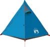 vidaXL Kuppel-Campingzelt 2 Personen Blau Wasserdicht Produktbild-Vorschau 5