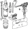 Geberit Umbauset (2-Mengen-Spülung, Typ 383 Füllventil, für Produktbild-Vorschau 4