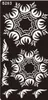 Henna Tattoo Schablone Airbrush Stencil Blume Ornamente Produktbild-Vorschau 2