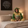 Onesie Kigurumi Pyjama Kostüm für Erwachsene Baby Yoda S: Produktbild-Vorschau 8