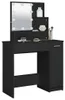 vidaXL Coiffeuse avec LED noir 86,5x35x136 cm Voir les images du produit 5