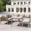 Merax Gartenmöbel Set für 6–8 Personen mit PE Rattan, Produktbild-Vorschau 3