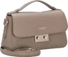 LACOSTE Pelle borsa a tracolla Flap Crossover Bag Taupe Anteprima dell’immagine prodotto 13