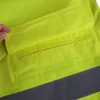 Jacke in Signalgelb Warnjacke mit Reißverschluss und Kapuze Produktbild-Vorschau 3