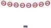 Wimpelkette 12 Meter Verkehrsschild 40 Produktbild-Vorschau 1