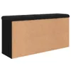 vidaXL Ławka pod buty czarna 102x32x50 cm Materiał Podgląd zdjęcia produktu 7