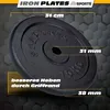 ScSPORTS® Hantelscheiben - Set 30kg (2x15kg), 30/31mm Produktbild-Vorschau 3