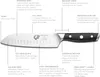 Santokumesser Orient, Carbon Series, aus deutschem X50 Produktbild-Vorschau 6