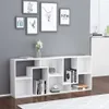 Libreria bianca 67x24x161 cm Materiale a base di legno Anteprima dell’immagine prodotto 10