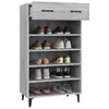 vidaXL Schuhschrank Grau Sonoma 60x35x105 cm Holzwerkstoff Produktbild-Vorschau 4