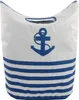 Wäschesammler Wäschetonnen Tasche faltbar Polyester Marine Produktbild-Vorschau 1