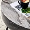 Runder Kaffeetisch mit 70 cm Durchmesser in grauer Produktbild-Vorschau 8
