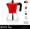 Monix M863109, Moka konvička, 0,47 l, Červená, Hliník, Náhled obrázku produktu 5