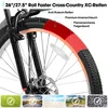 Hiland 27.5-Zoll-Herren-Mountainbike, 18-Gang, Federgabel, Produktbild-Vorschau 5