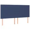 vidaXL Boxspringbett mit Matratze Blau 180x200 cm Stoff Produktbild-Vorschau 5