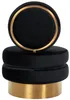 Casa Padrino Luxus Samt Sessel Schwarz / Gold 66 x 65 x H. Produktbild-Vorschau 3