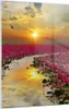 Bilder auf glas - Einteilig - See Blumen - 50x70cm - Produktbild-Vorschau 1