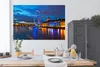 MuchoWow® Poster Bunte Gebäude und das London Eye am Abend Produktbild-Vorschau 3