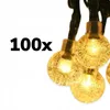 Lampki Solarne Ogrodowe Girlanda Soalrna 100Led Kulki Białe Podgląd zdjęcia produktu 3