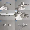 CECIPA Küche Wasserhahn, Wandmontage-Küchenarmatur mit 2 Produktbild-Vorschau 14