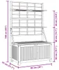 vidaXL Aufbewahrungstruhe mit Rankgitter 99x55x160cm Produktbild-Vorschau 8