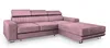 A pink sectional sofa on a white background. Produktbild-Vorschau