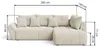 GrainGold Ecksofa L-Form Genoa L - Ecksofa mit Produktbild-Vorschau 7
